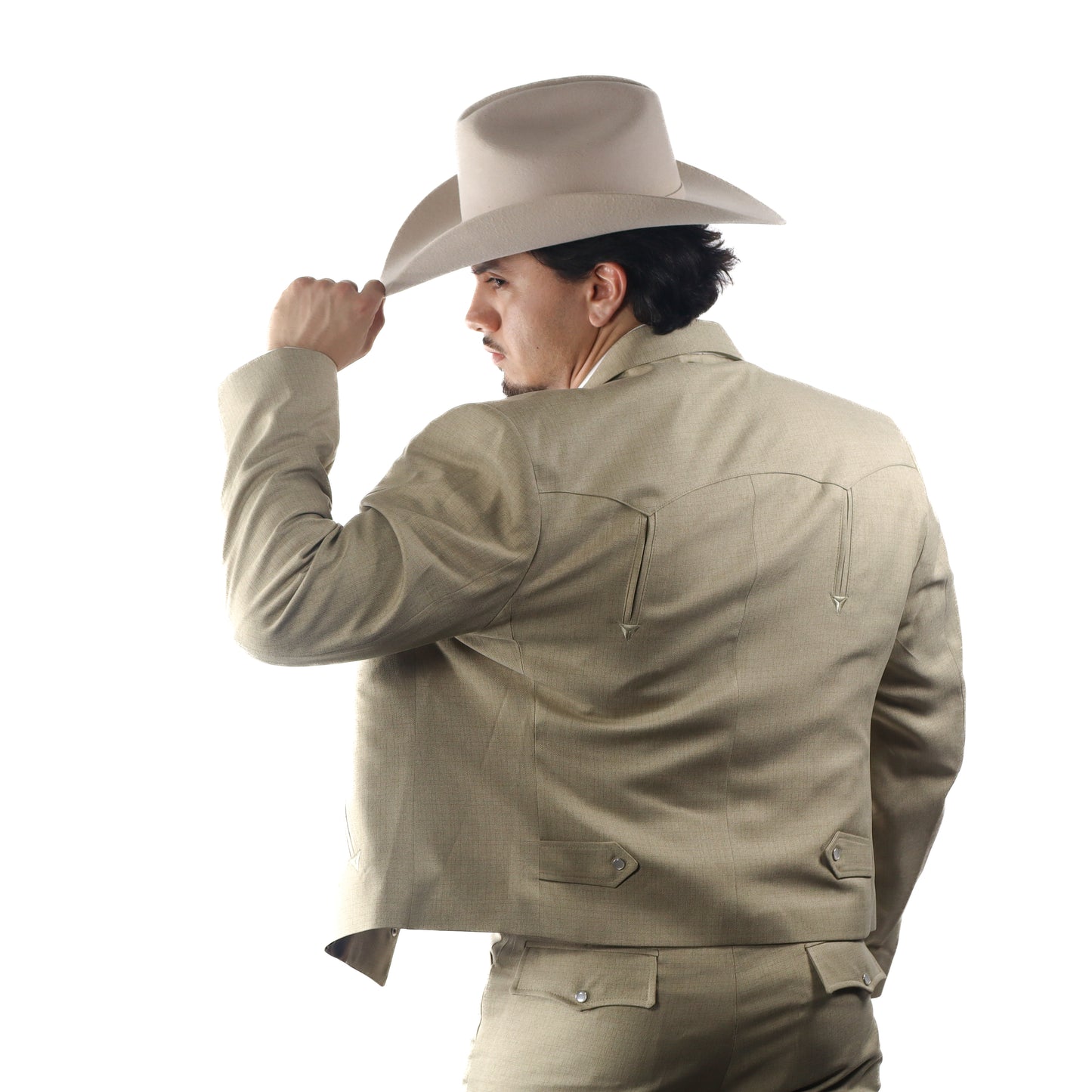 Traje Caporal Toledo Camel Liso