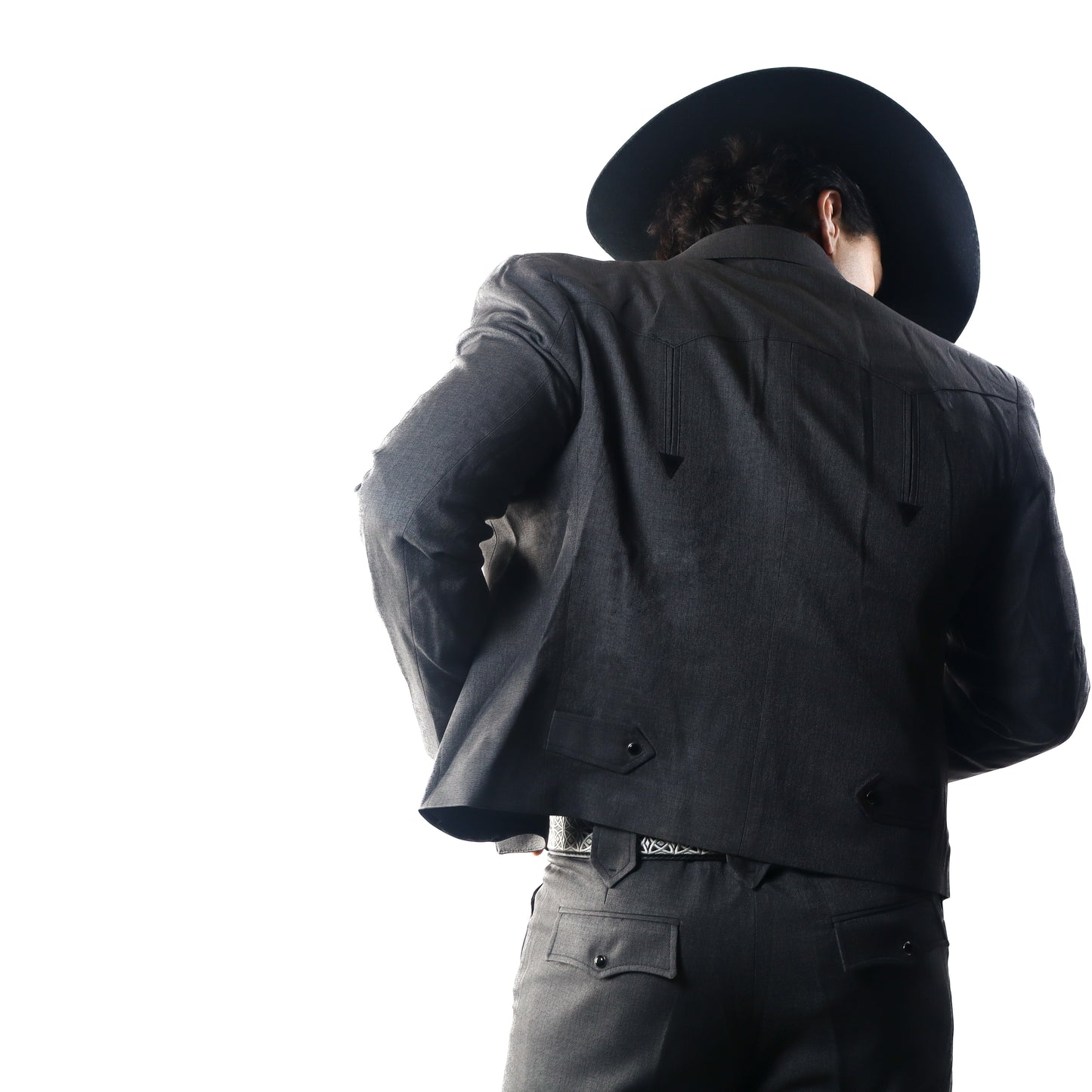 Traje Caporal Toledo Gris Piel Gravada