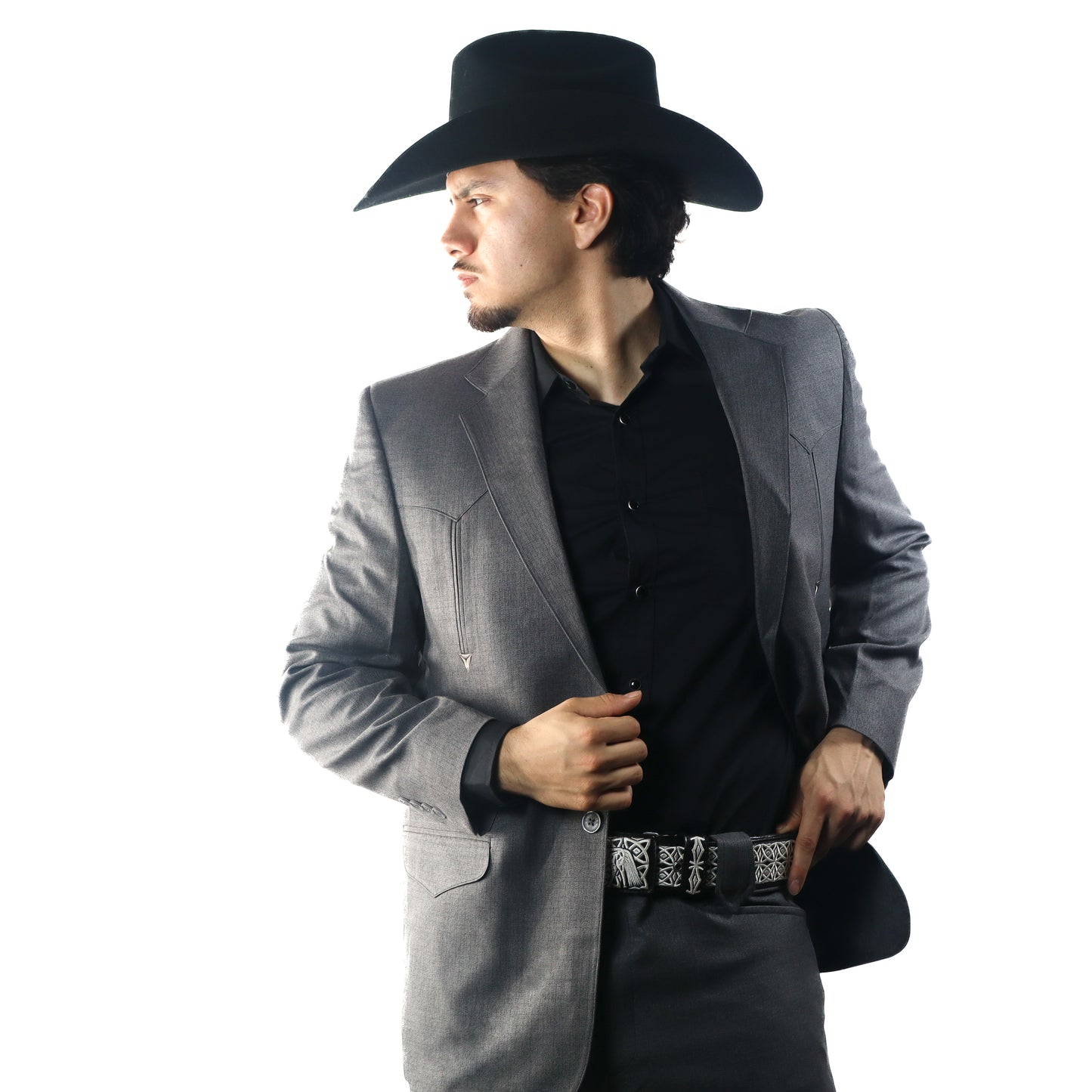 Traje Toledo Gris Liso