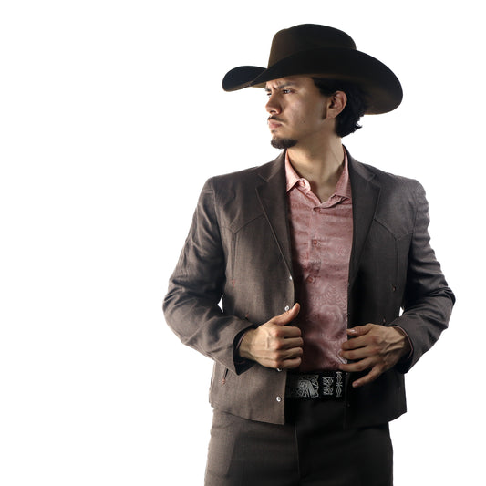 Traje Caporal Toledo Café Liso