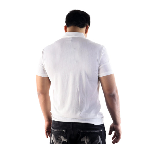 Camisa Polo Stretch Grabado Letras