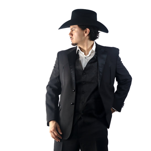 Saco Smoking Vaquero Negro