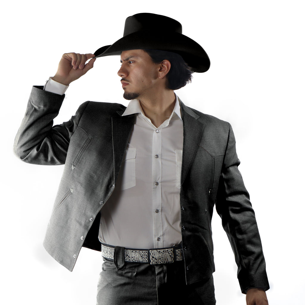 Traje Caporal Toledo Gris Liso