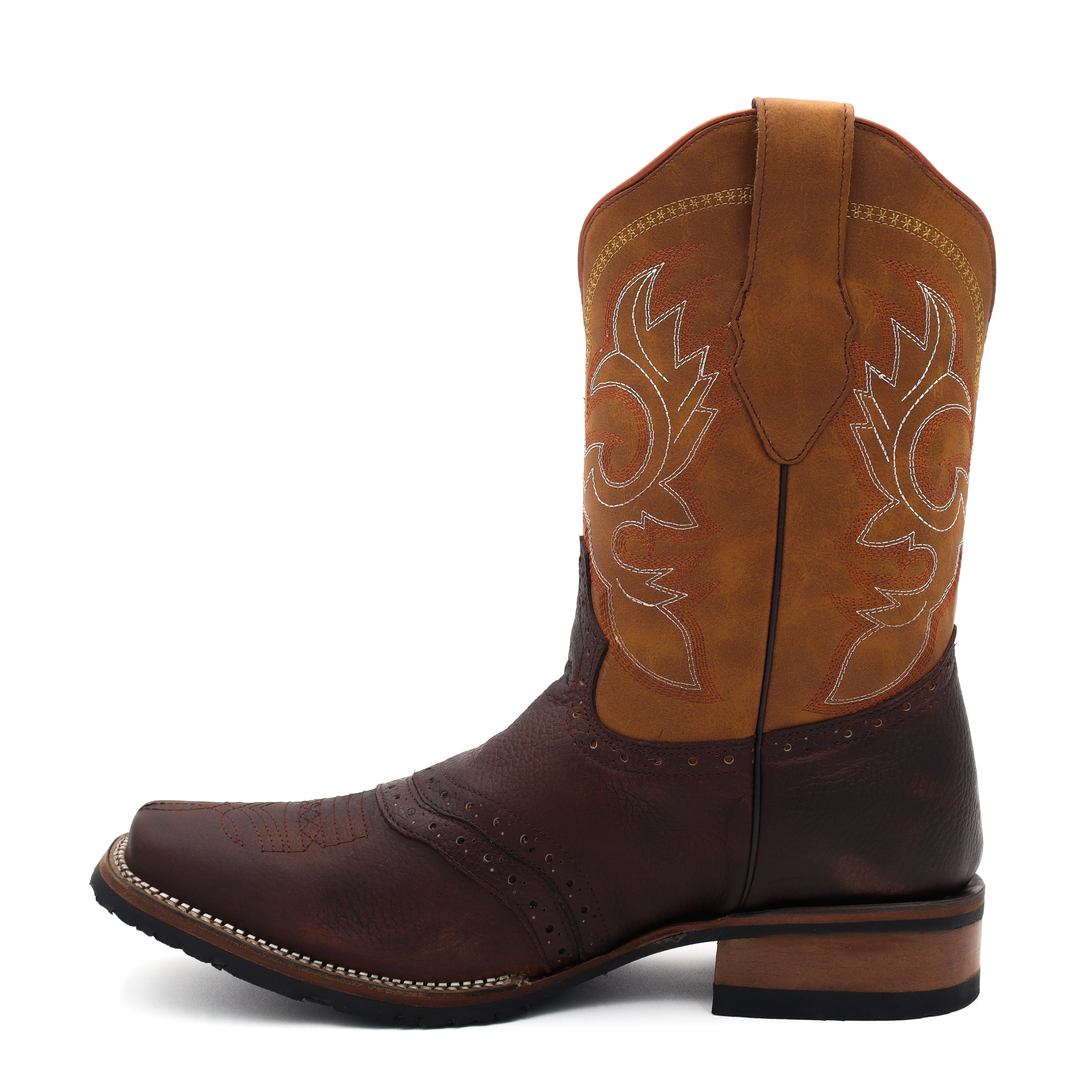Bota para Caballero en Piel Floter Café Vino | 030-701