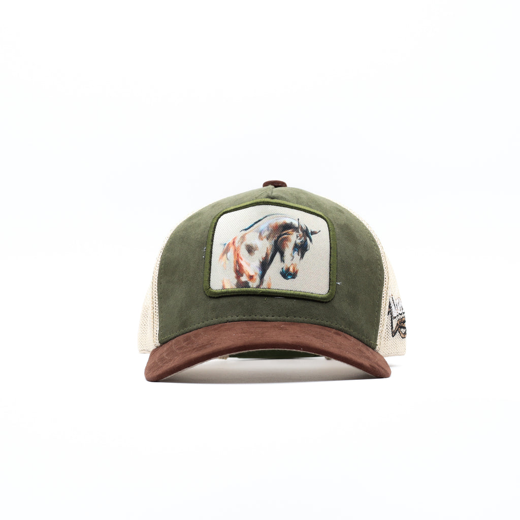 Gorra Piales Potro Verde