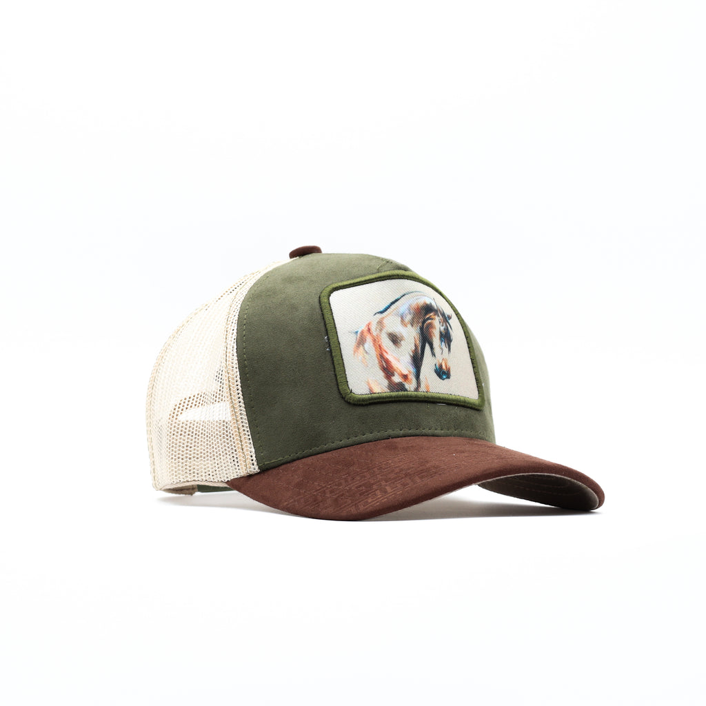 Gorra Piales Potro Verde