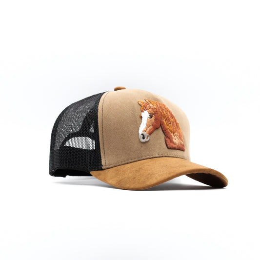 Gorra Piales Caballo Tabaco