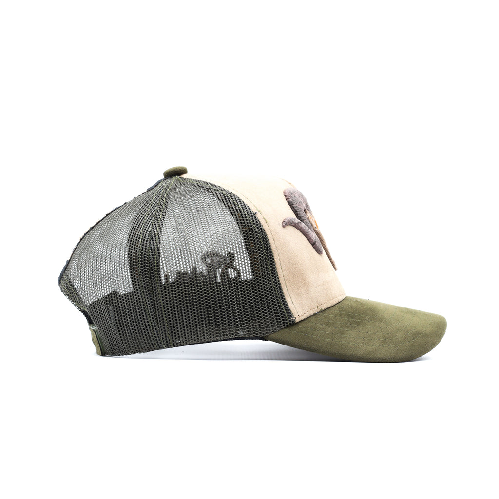 Gorra Piales Carnero Beige/Verde