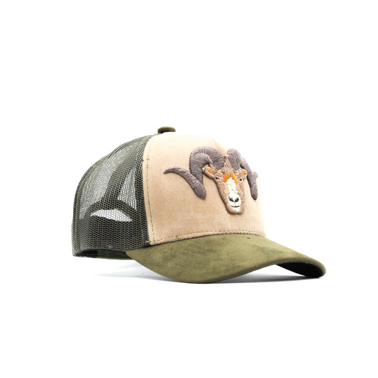 Gorra Piales Carnero Beige/Verde