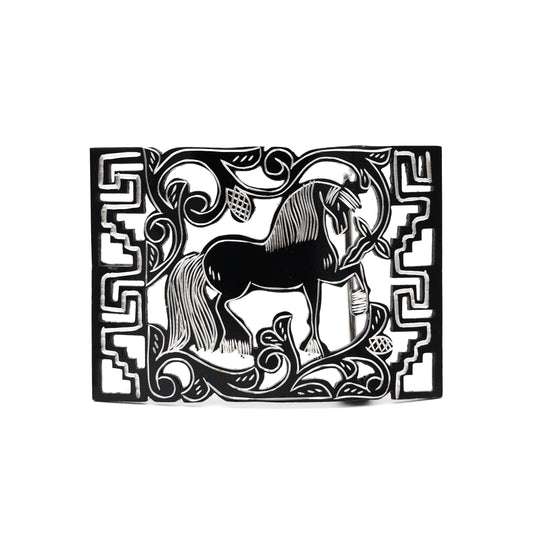 Hebilla de Acero Monel - Caballo Bailador
