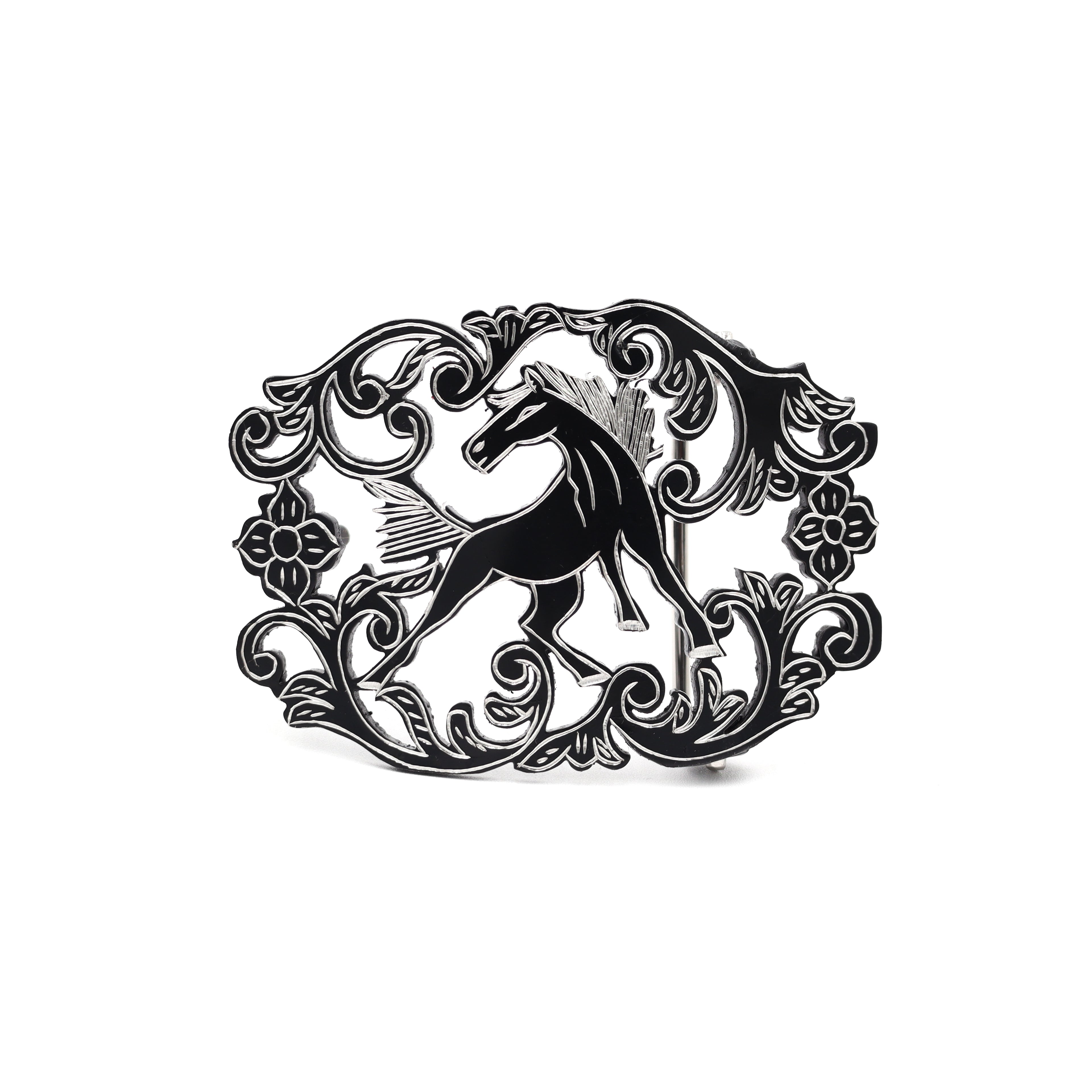 Hebilla de Acero Monel Negra - Cuaco Revelde - 017