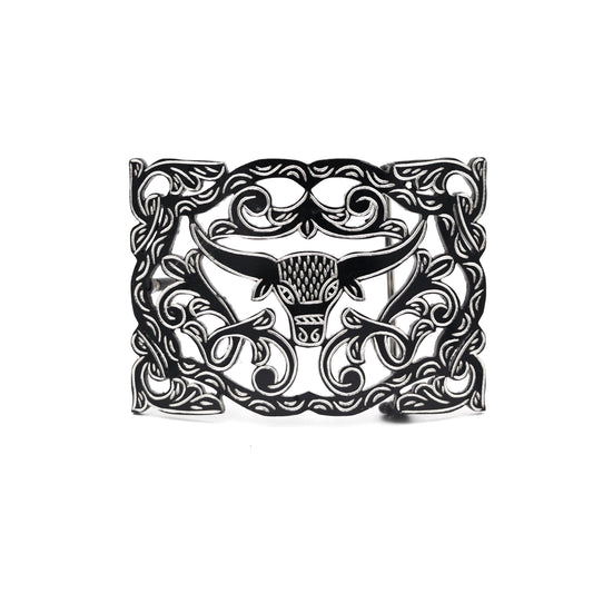 Hebilla de Acero Monel Negro - Toro Rameado