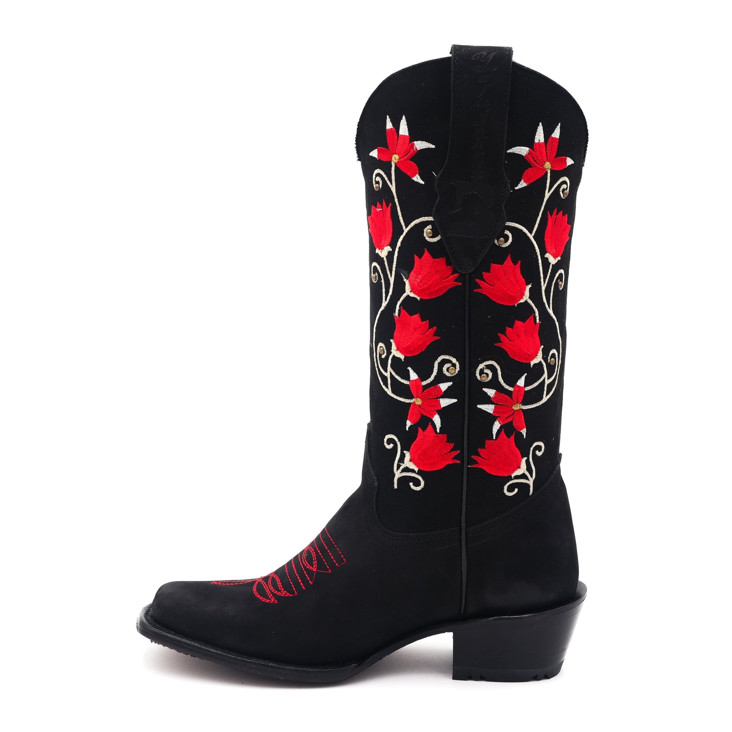 Alcatras Nobuck Negro  - Cuadrada