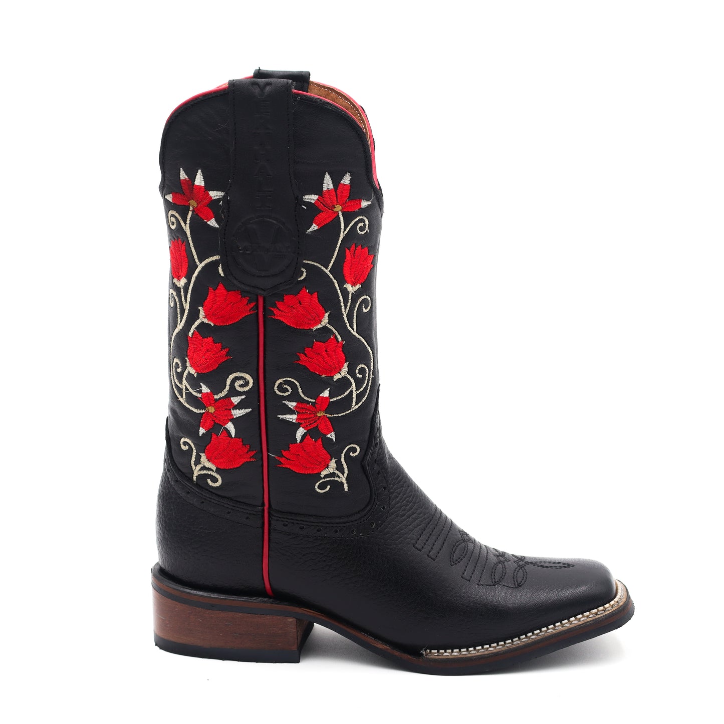 Rose Negro Antiderrapante - Cuadrada