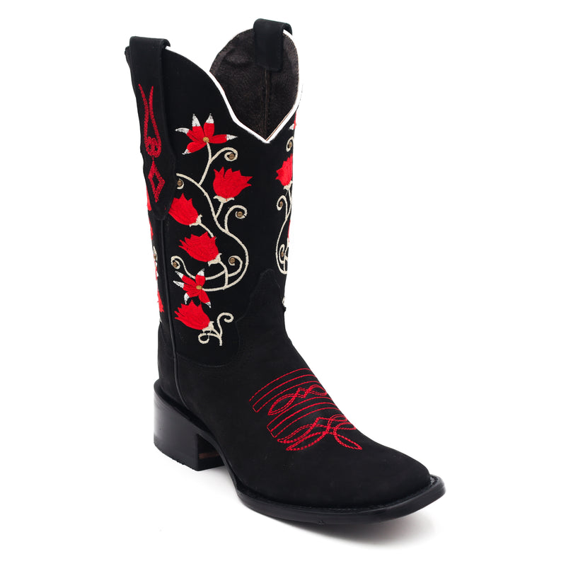 Cataleya Nobuck Negro - Bulldog