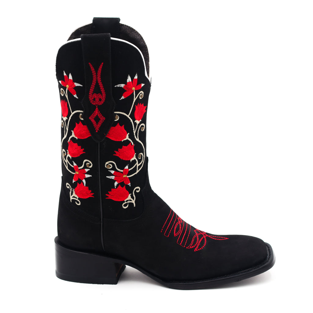 Cataleya Nobuck Negro - Bulldog