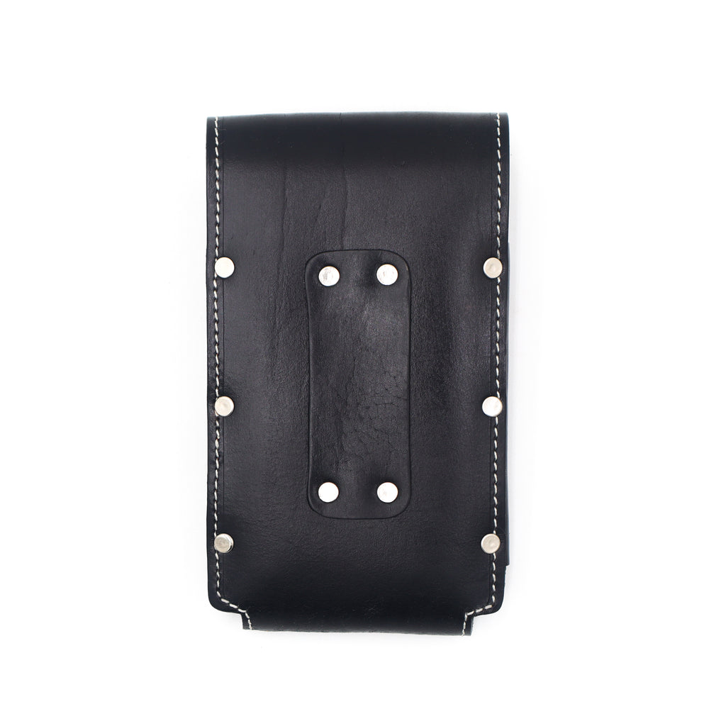 Funda de Cuero Cincelado para Celular - Oración del Caballo Negra