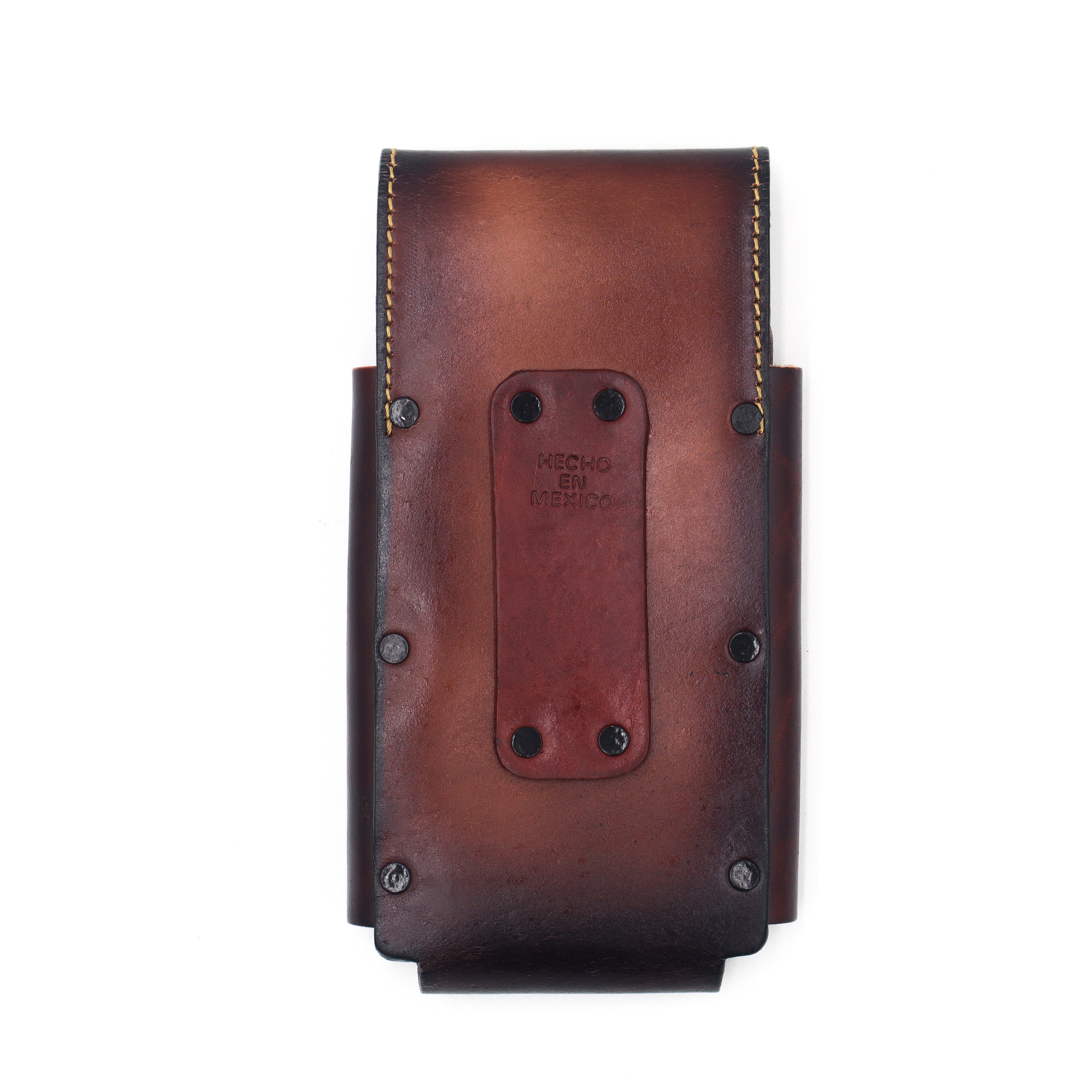 Funda de Cuero Cincelado para Celular - Gallito