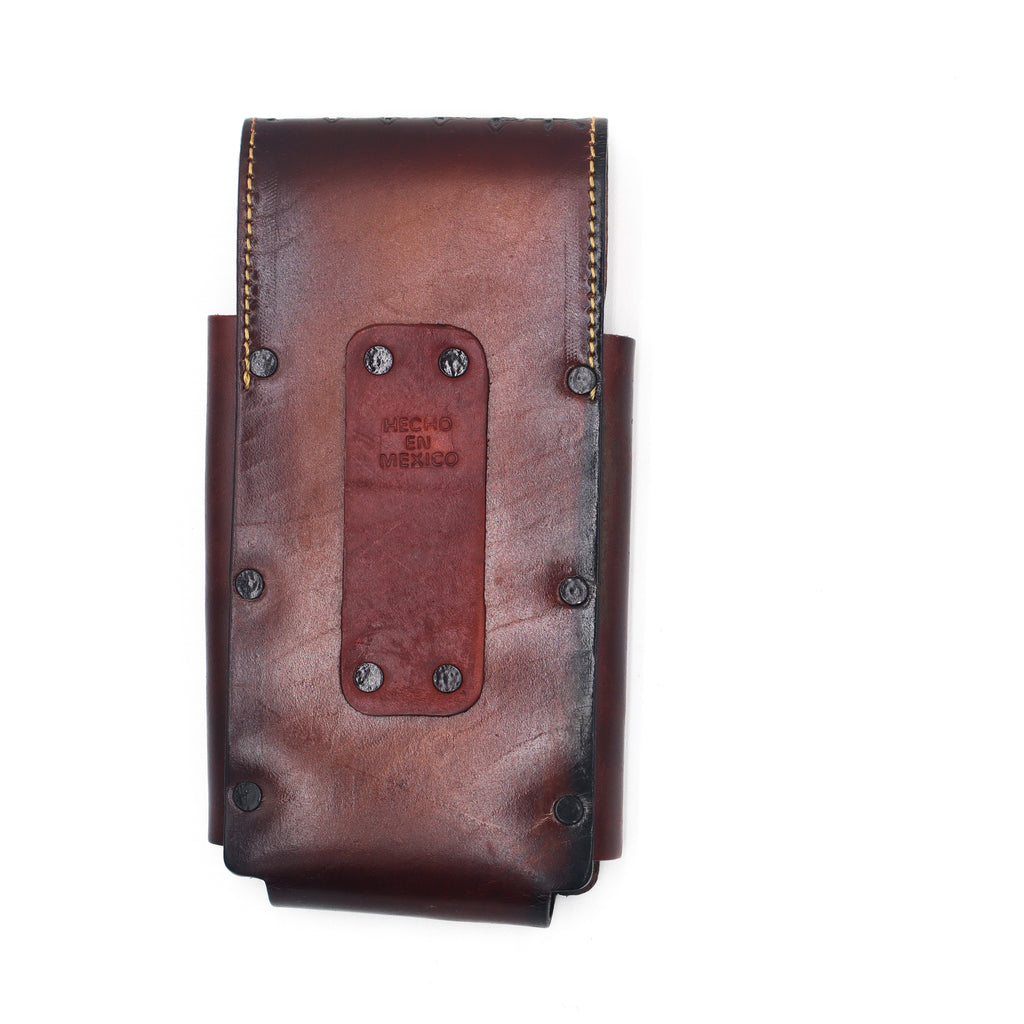 Funda de Cuero Cincelado para Celular - Gallito 2
