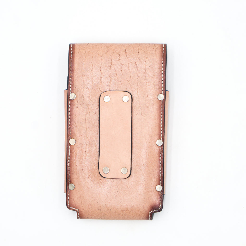 Funda de Cuero Cincelado para Celular - Oración del Caballo 2