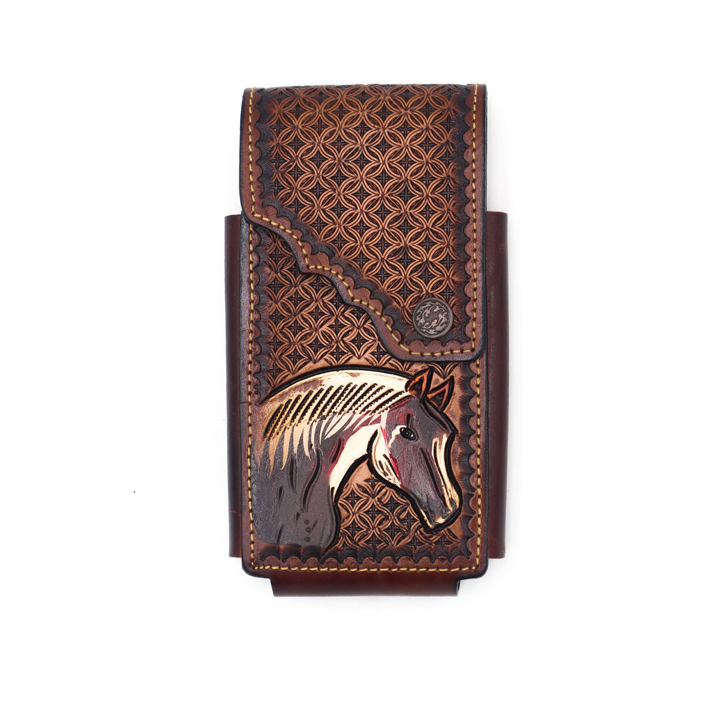Funda de Cuero Cincelado para Celular - Cuaco 2