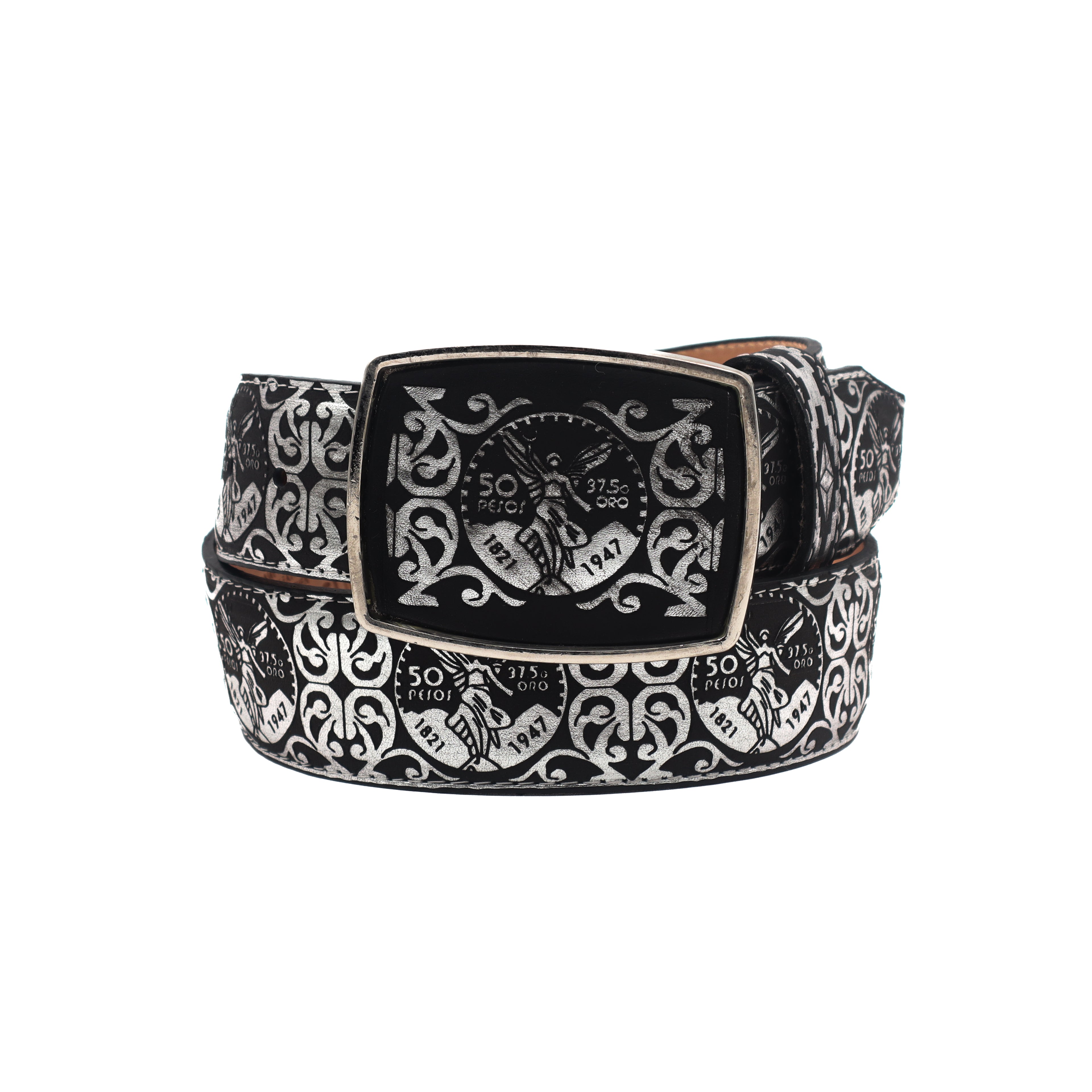 Cinturon Plateado Laser - Centenario