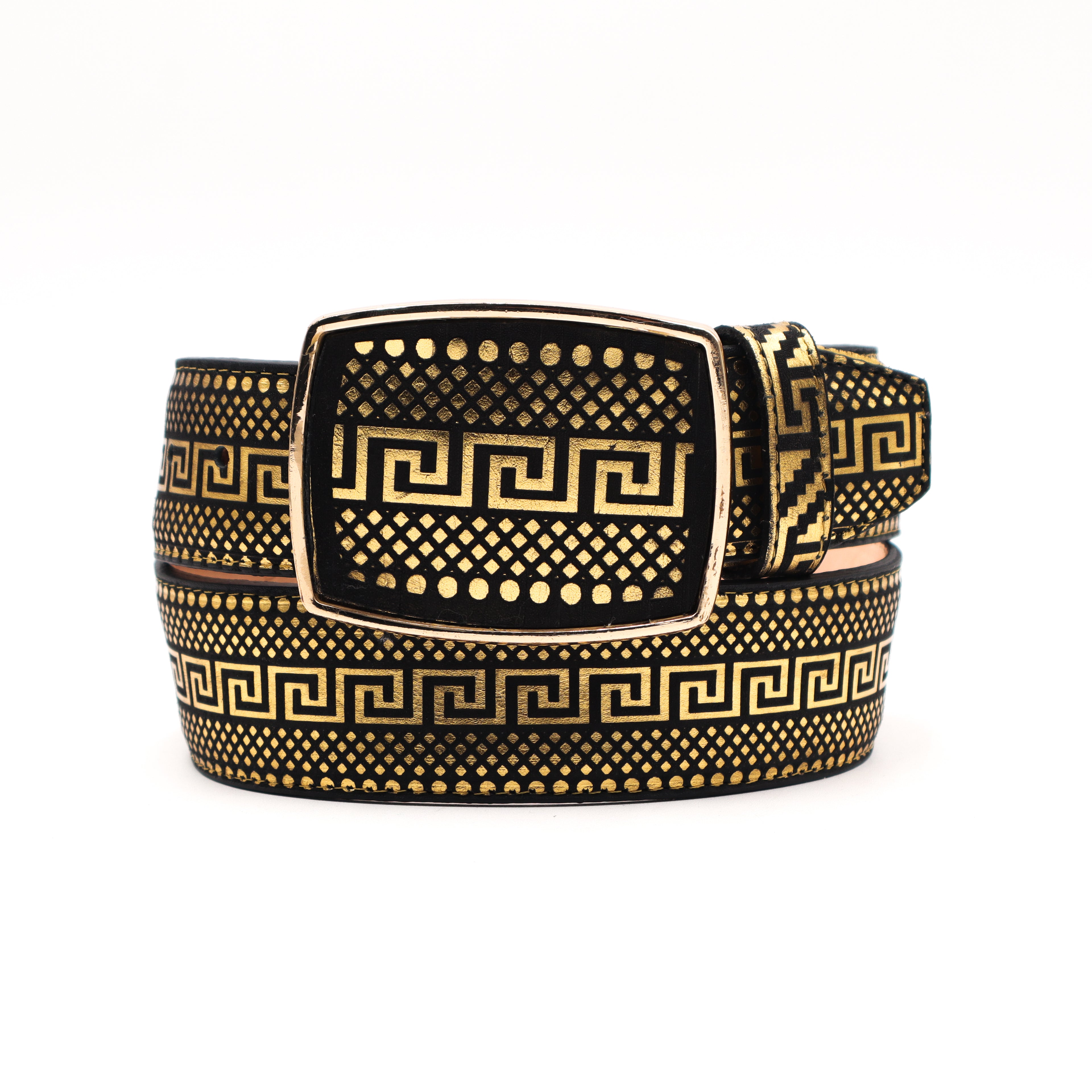 Cinturon Dorado Laser - Grecas