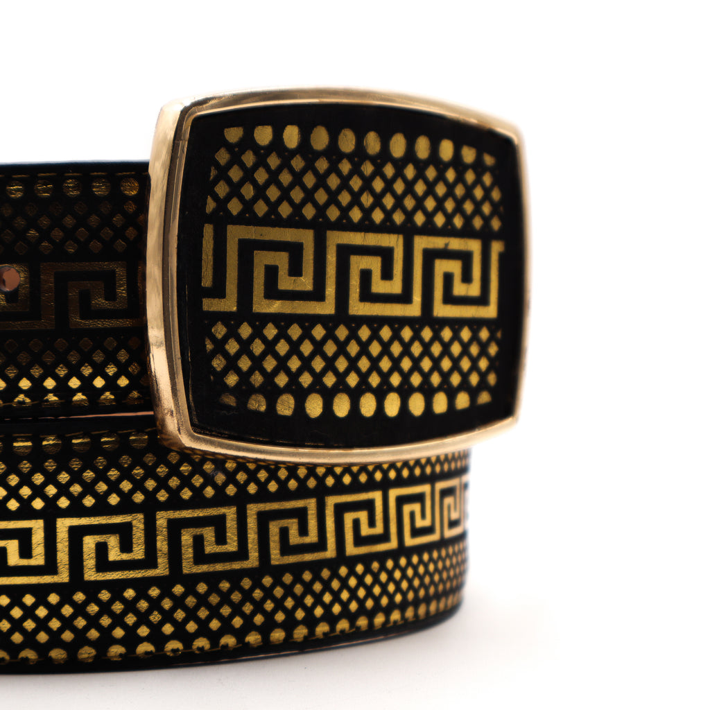 Cinturon Dorado Laser - Grecas