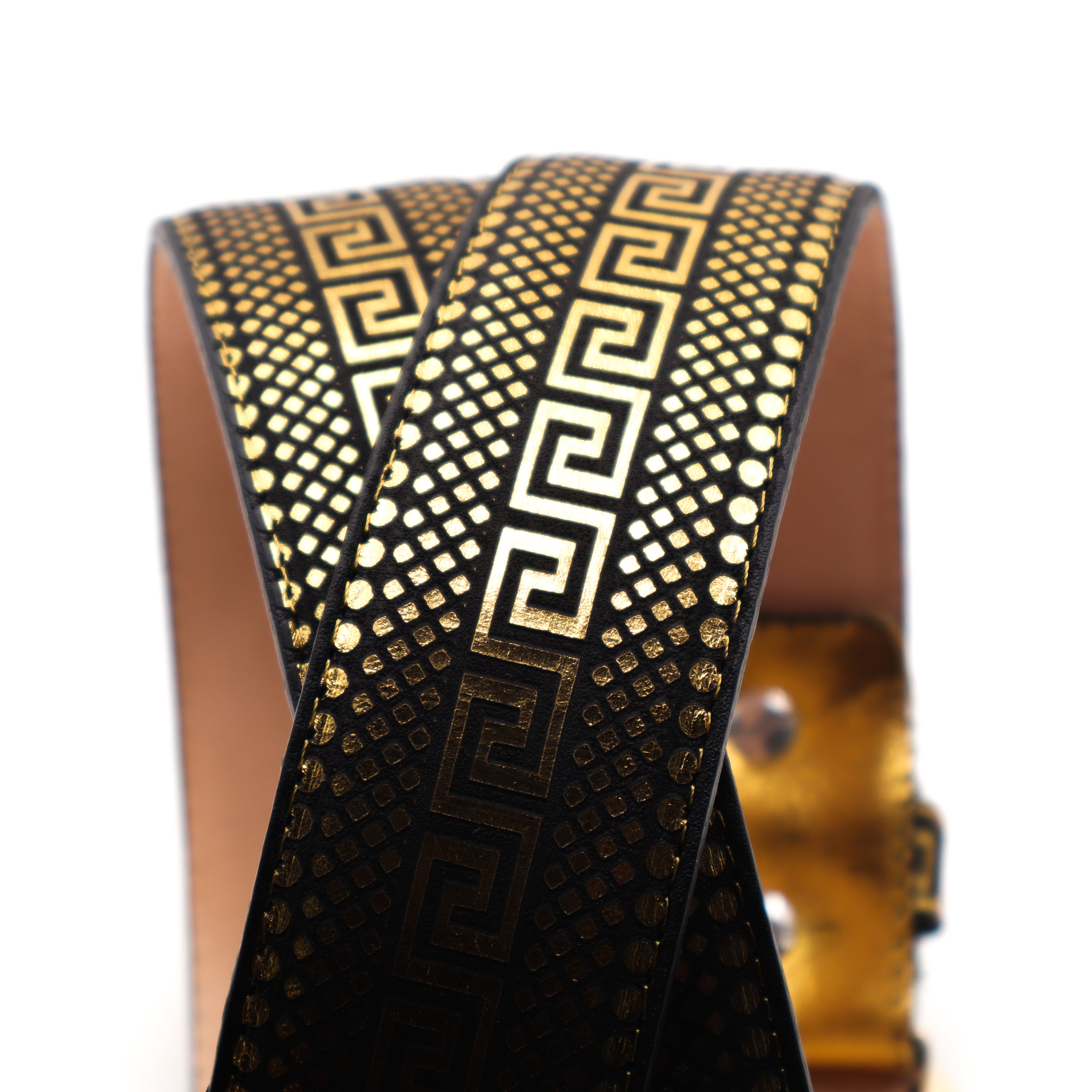 Cinturon Dorado Laser - Grecas