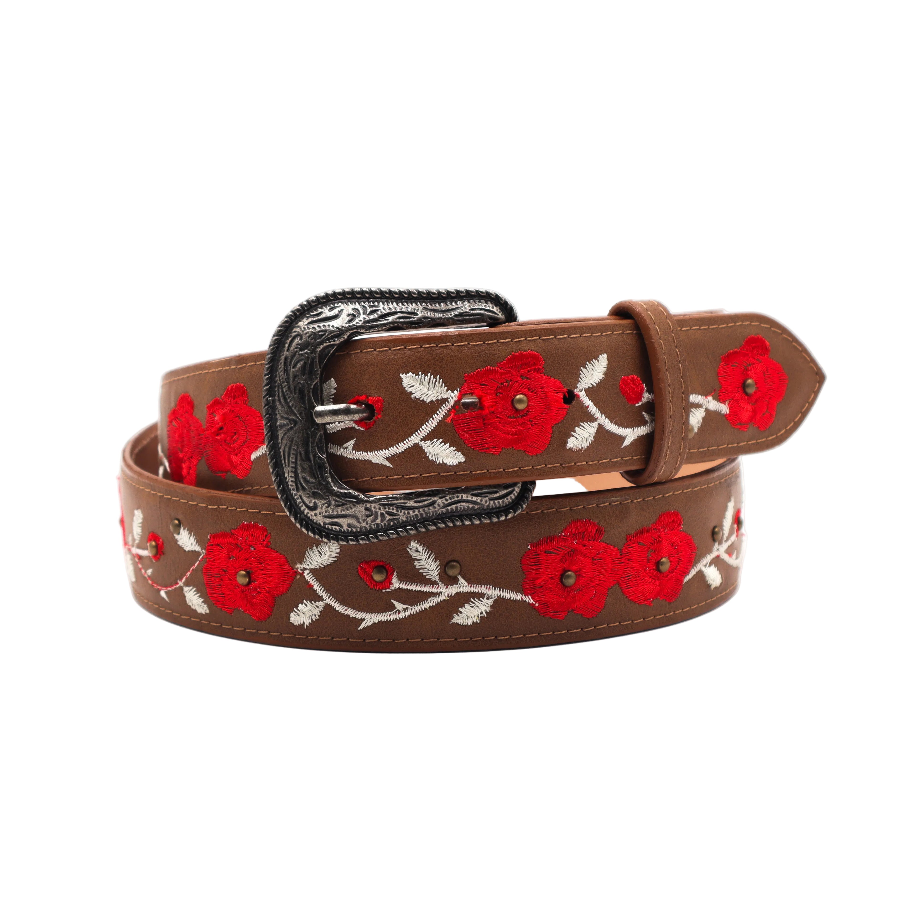 Cinturon para Dama - Rosas Tang