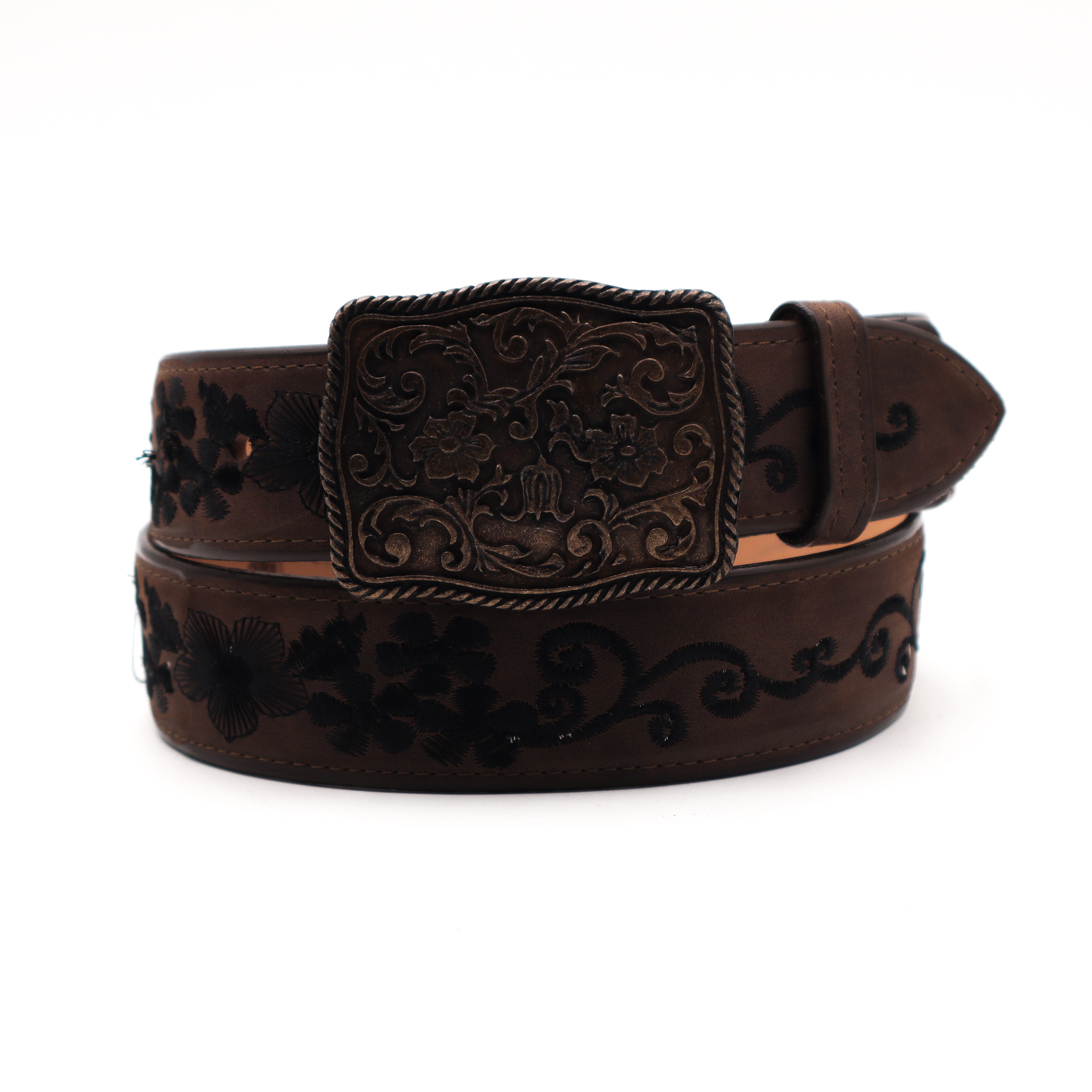 Cinturon para Dama - Geretana Moka / Negro