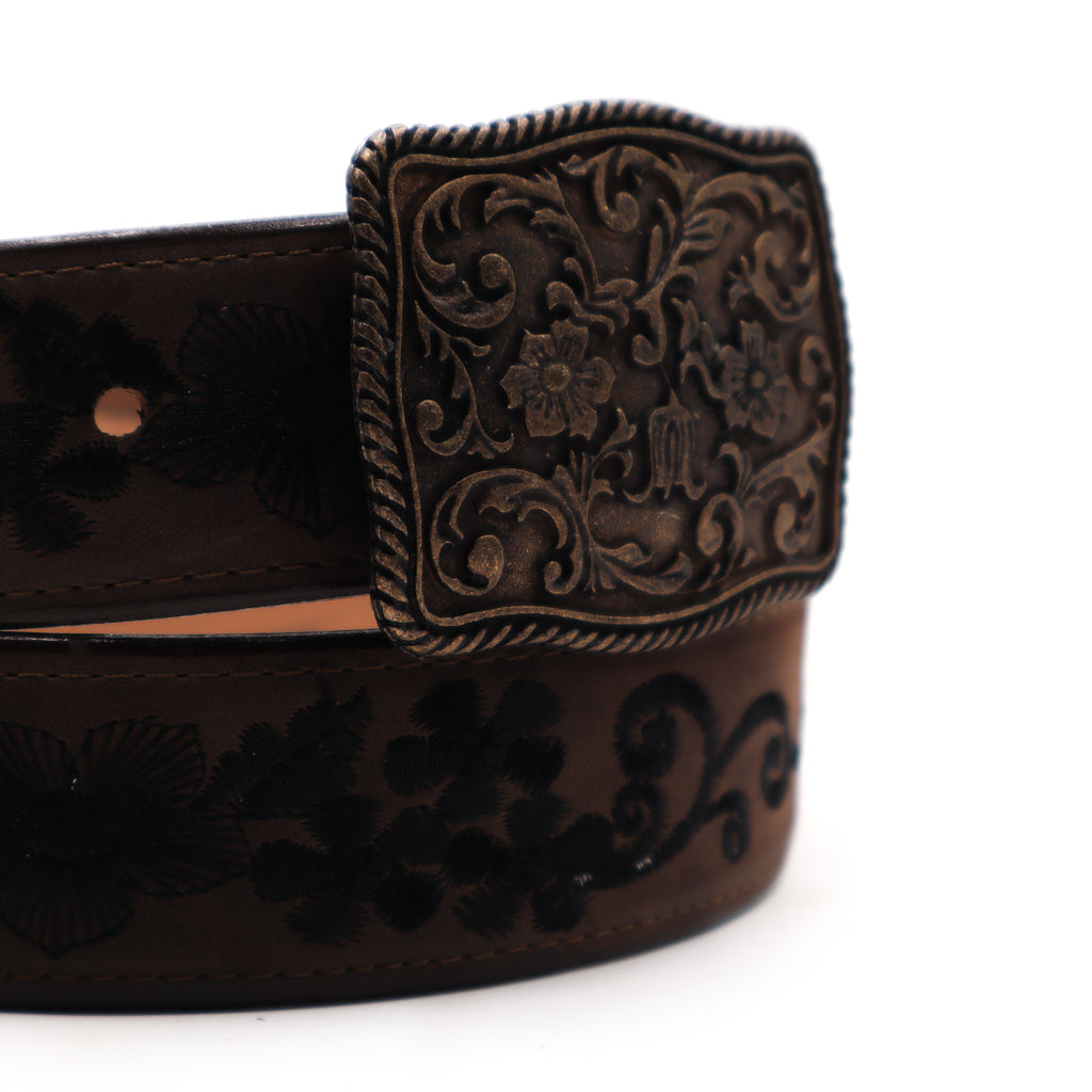 Cinturon para Dama - Geretana Moka / Negro