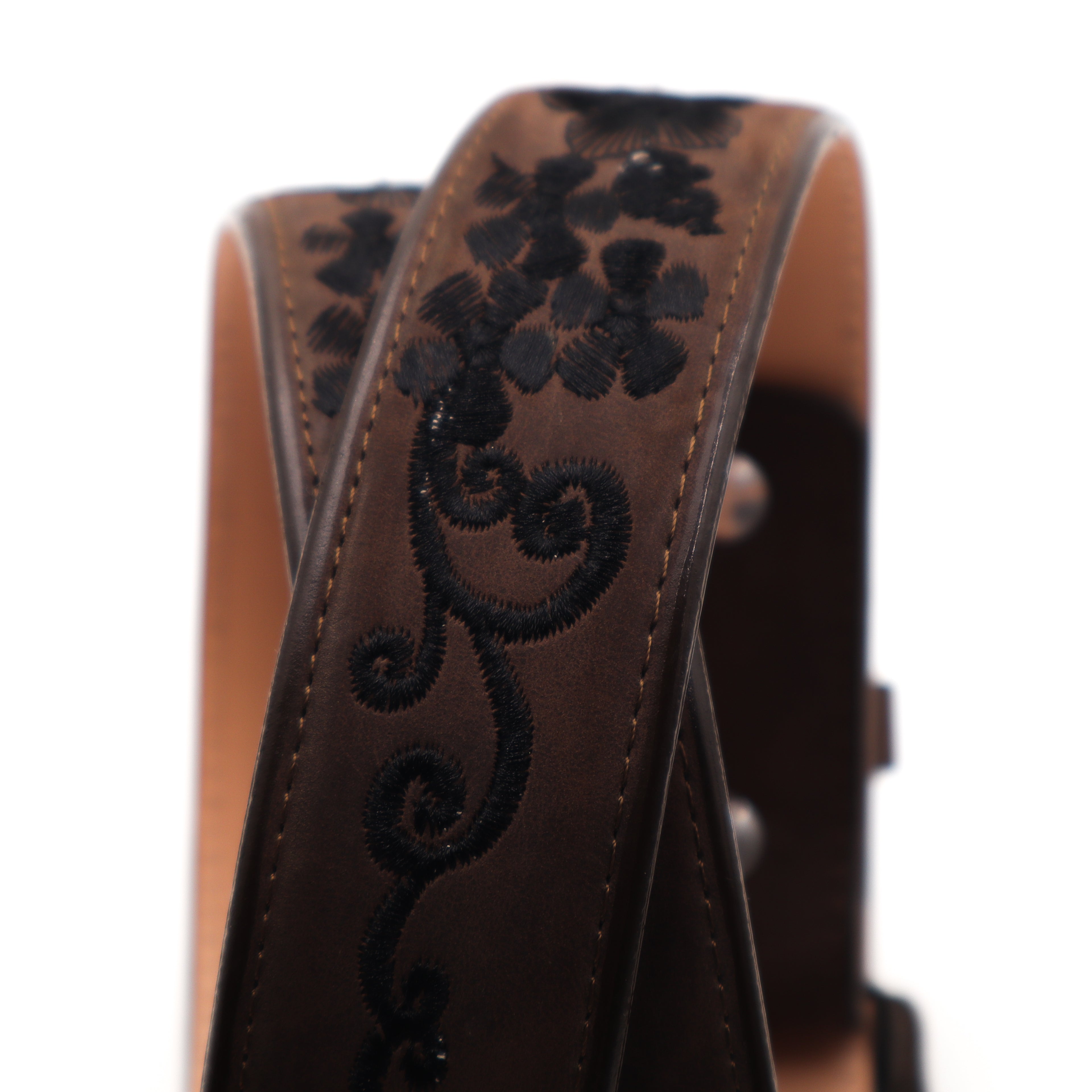 Cinturon para Dama - Geretana Moka / Negro