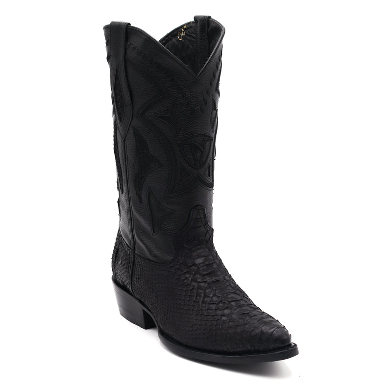 Men's J Toe Python Original Exotic Cowboy Western Boot