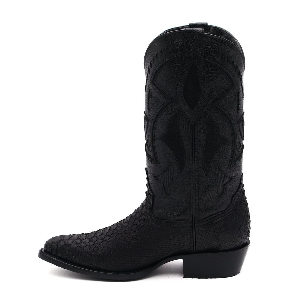 Men's J Toe Python Original Exotic Cowboy Western Boot