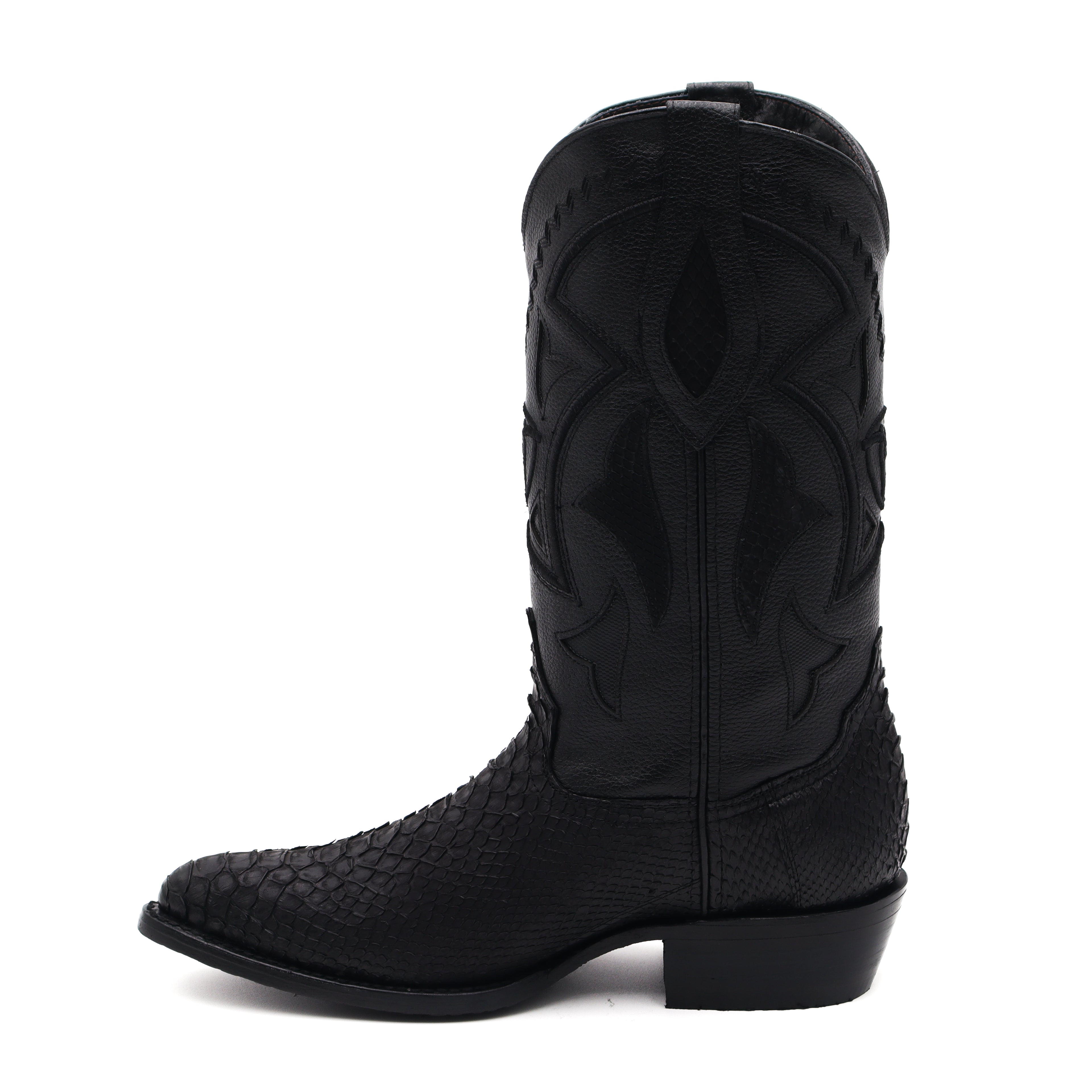 Men's J Toe Python Original Exotic Cowboy Western Boot