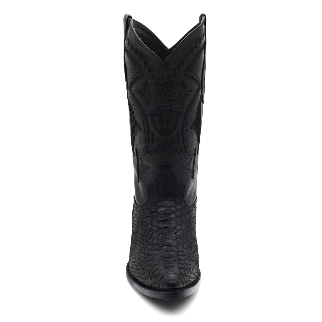 Men's J Toe Python Original Exotic Cowboy Western Boot