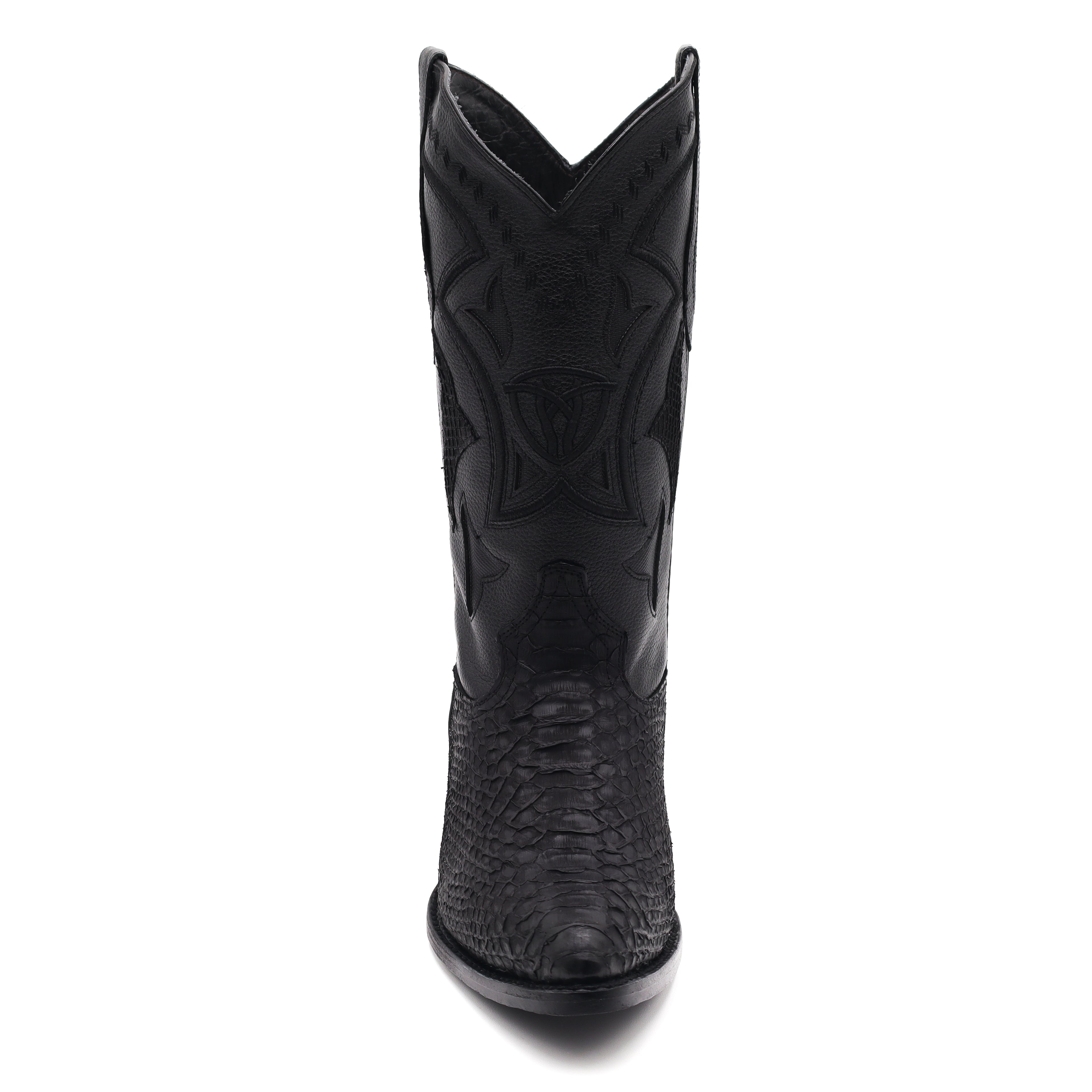 Men's J Toe Python Original Exotic Cowboy Western Boot