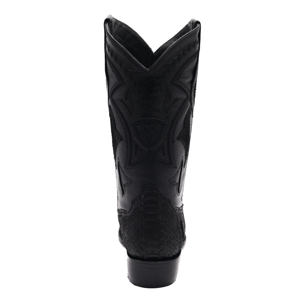 Men's J Toe Python Original Exotic Cowboy Western Boot