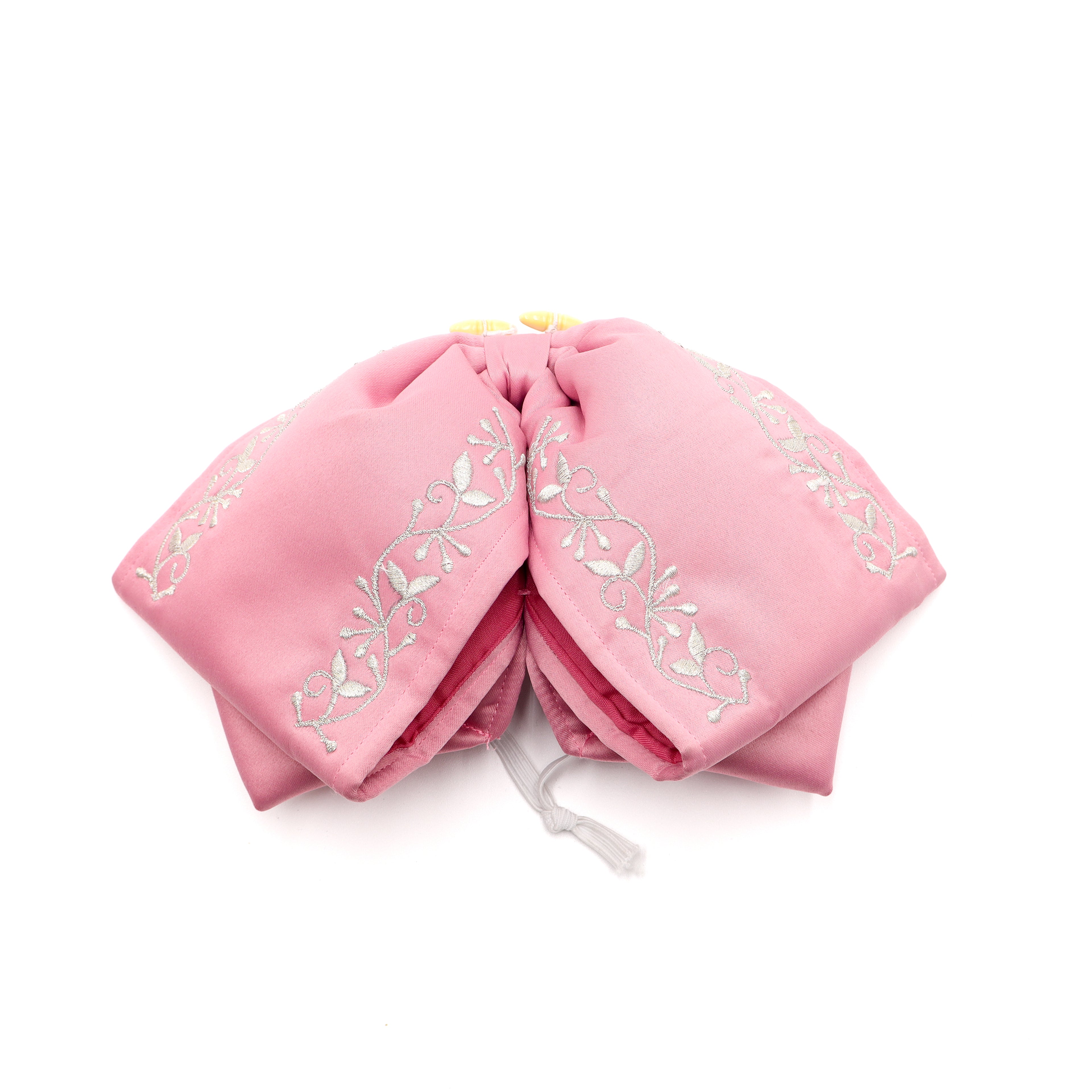 Moño Charro Bordado - Rosa