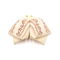 Moño Charro Bordado - Beige