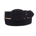 Python Belt - Black Nobuck