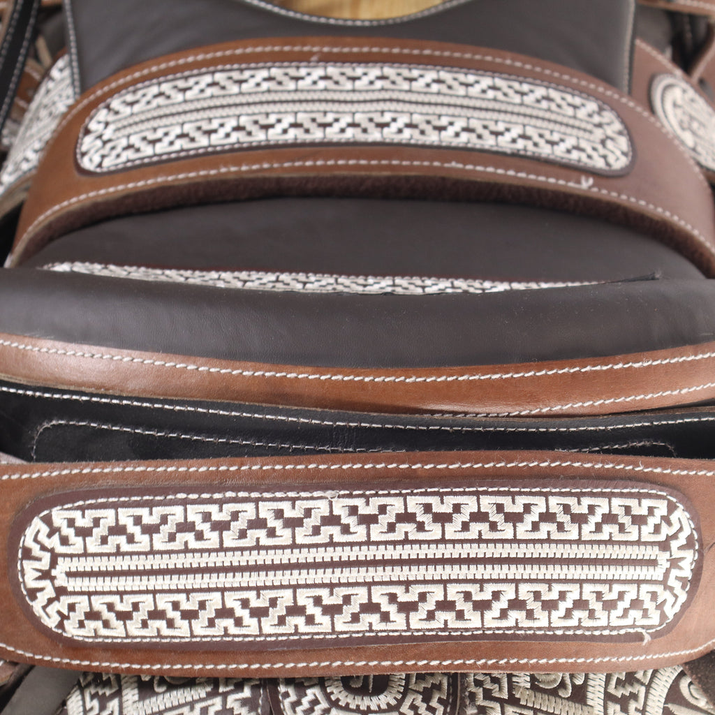 Charro Saddle 16" -  Brown | Horse Q2