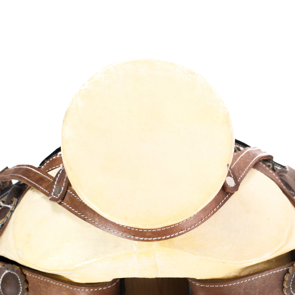 Charro Saddle 16" - Brown | Horses Q1