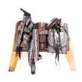 Charro Saddle 16" - Brown | Horse and Flowers Q2