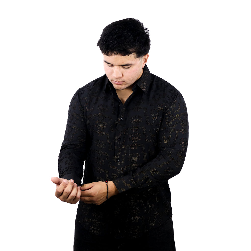Camisa Vaquera Manga Larga Corte Clásico - PV004