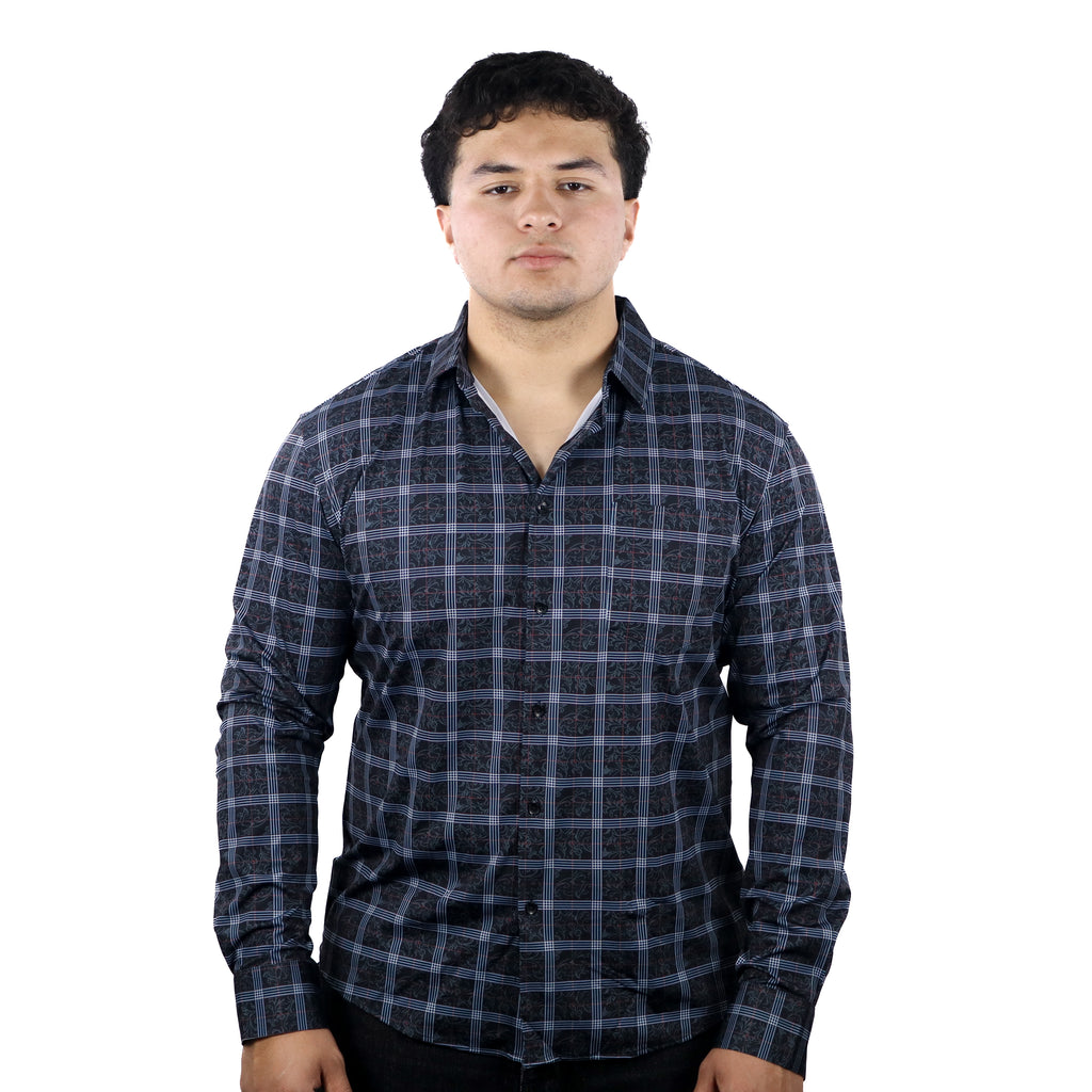 Camisa Vaquera Manga Larga Corte Clásico - PV005