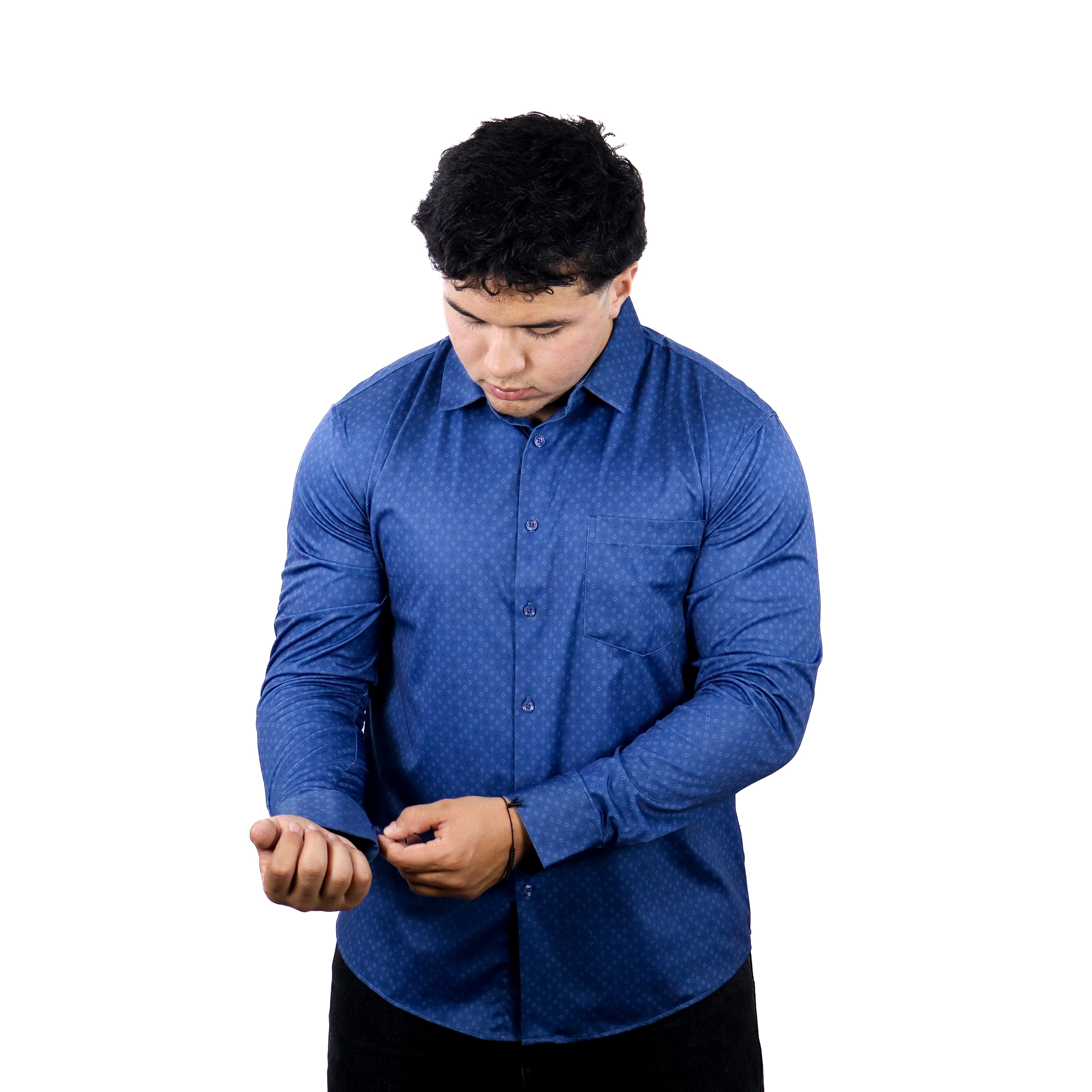 Camisa Vaquera Manga Larga Corte Clásico - PV010