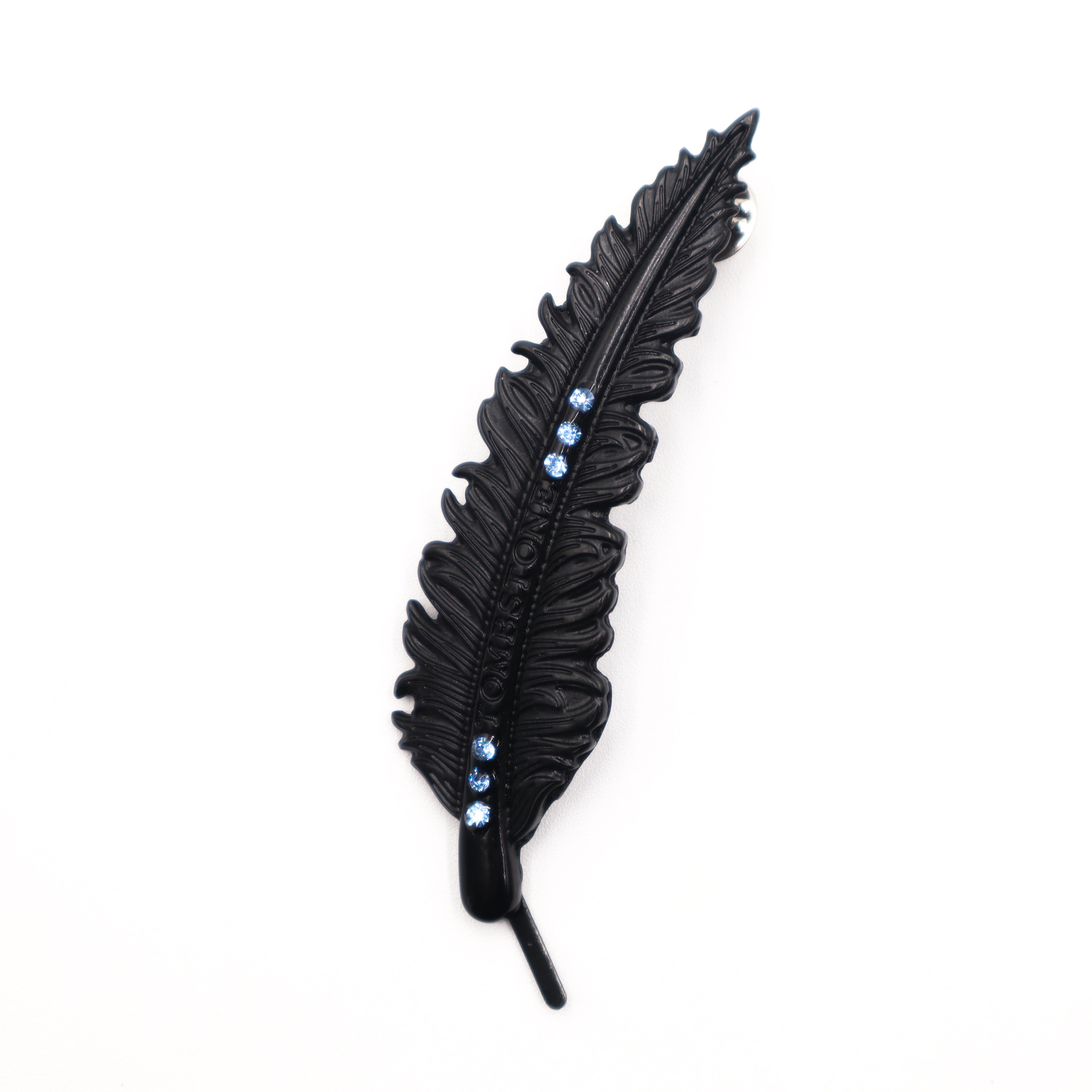 Pluma de Metal-Negra Piedra Azul