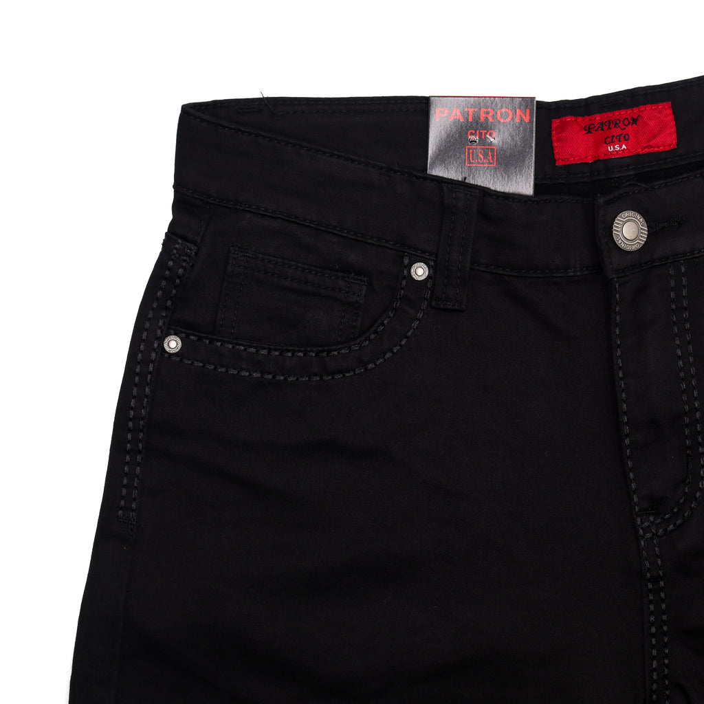 Pantalón Vaquero - Gabardina | Negro